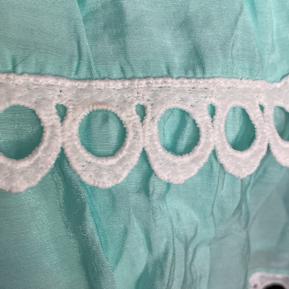 Tuckernuck Mint Green Lace-Trim Mini Dress - Picture 11 of 11